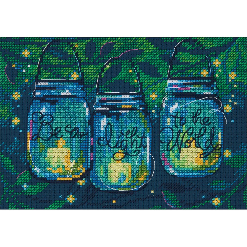 (image for) Mini Be A Light Counted Cross Stitch Kit
